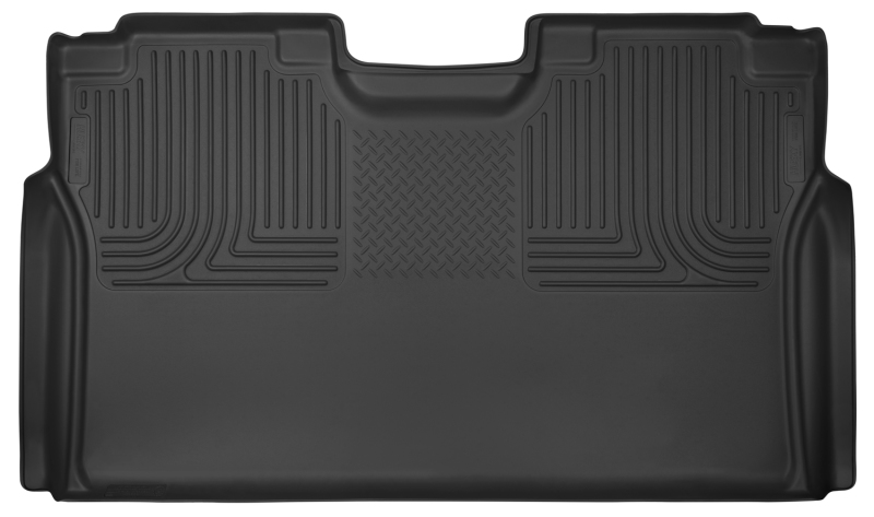Ford F-150 SuperCrew Floor Mats - Rear - Husky Liners - X-act Contour - Black - `15-`17